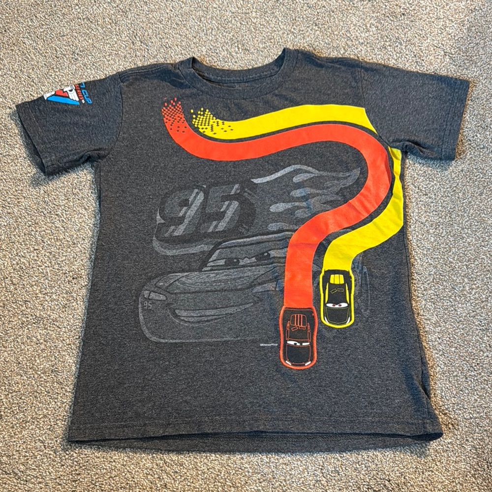 Size 10/12 VGUC - Disney Cars Movie Graphic T-Shirt Tee
